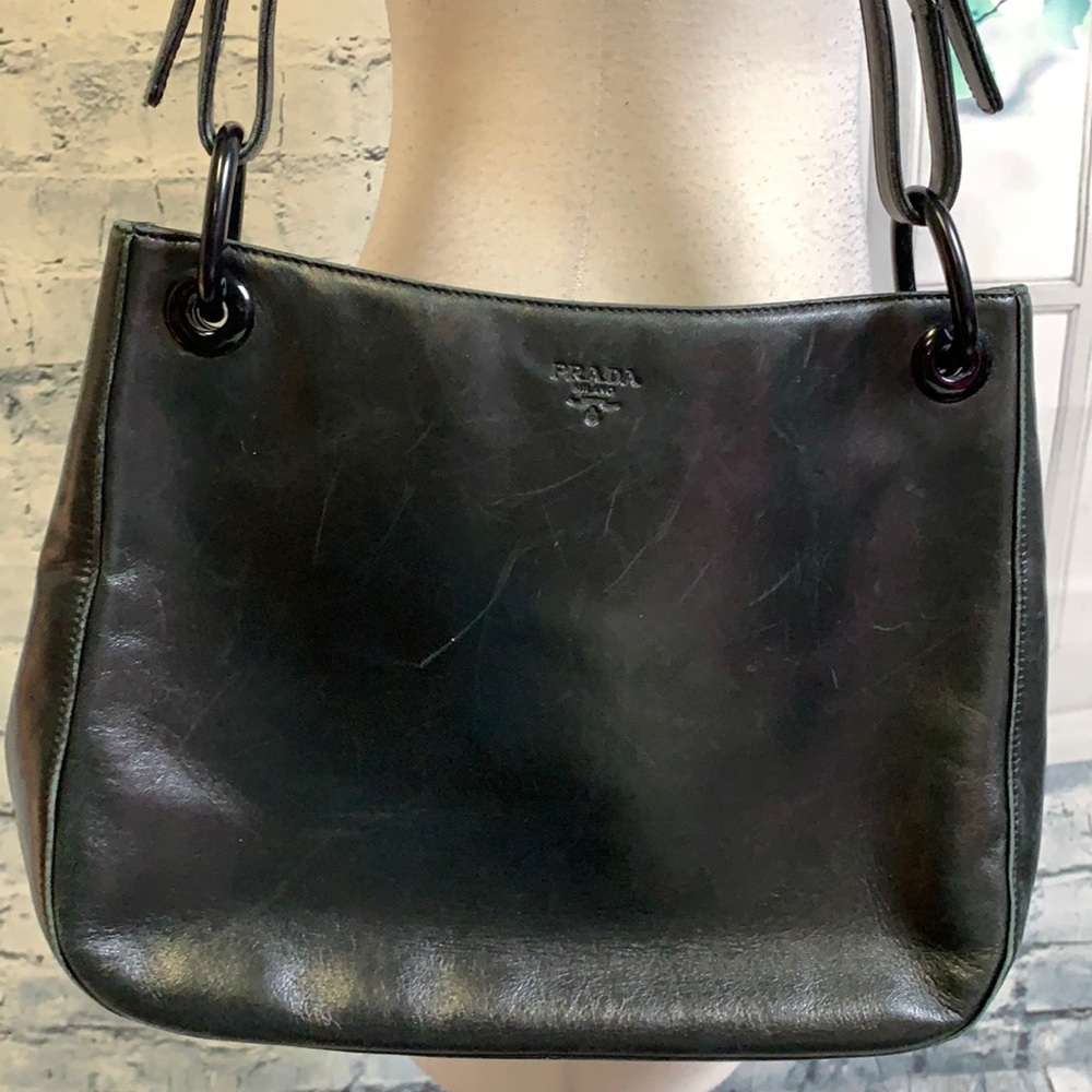 Prada luxury leather